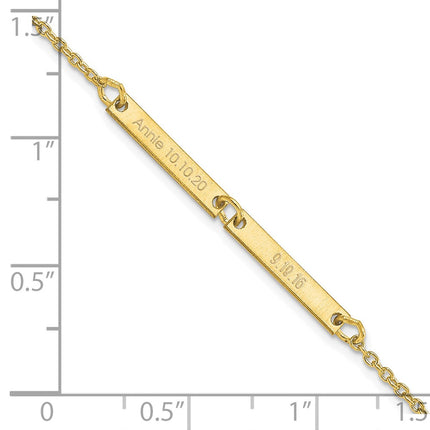 10k Yellow Gold Bracelets Style 10XNA1180/2Y - Classique Jewelry Inc.
