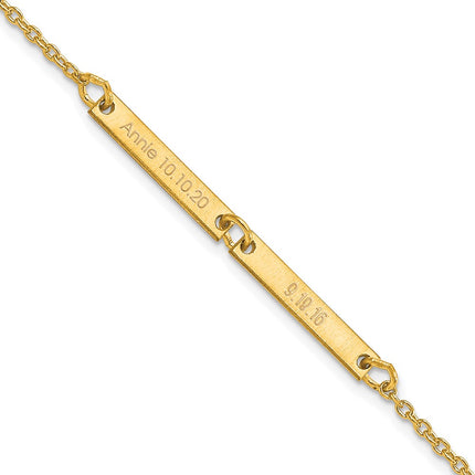 10k Yellow Gold Bracelets Style 10XNA1180/2Y - Classique Jewelry Inc.