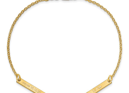 10k Yellow Gold Bracelets Style 10XNA1180/3Y - Classique Jewelry Inc.