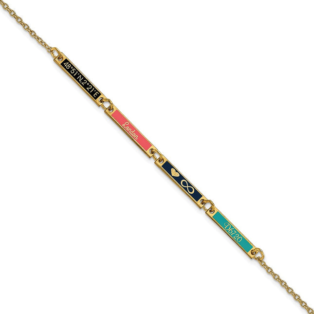 10k Yellow Gold Bracelets Style 10XNA1183/4Y - Classique Jewelry Inc.