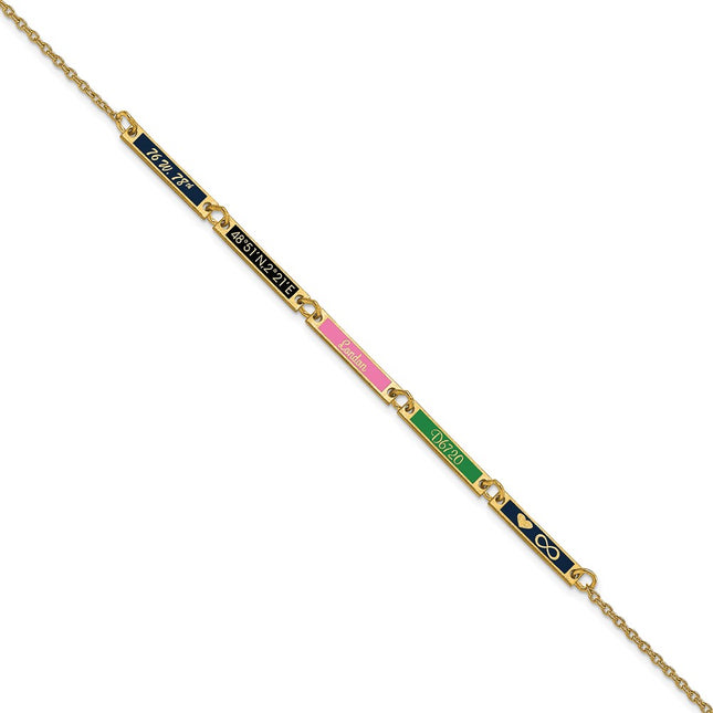 10k Yellow Gold Bracelets Style 10XNA1183/5Y - Classique Jewelry Inc.