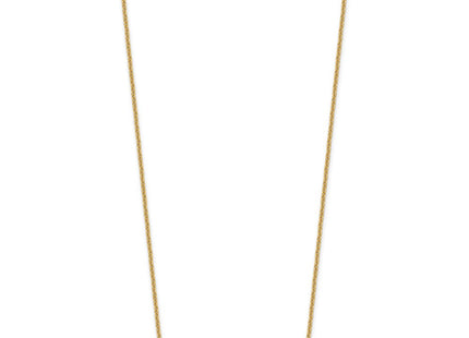 10K yellow gold bar necklace, alternate view