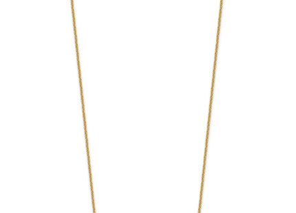10k Yellow Gold Medium Blank Bar Necklace (Style 10XNA1203Y)