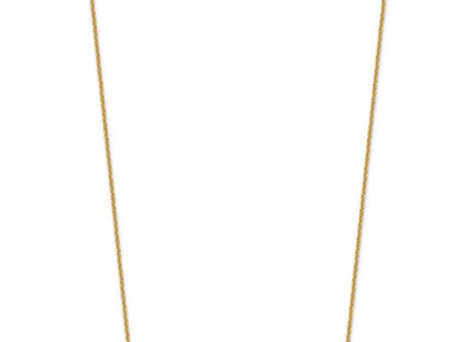 10k Yellow Gold Large Blank Bar Necklace (Style 10XNA1208Y)