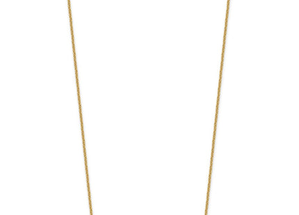 10K yellow gold bar necklace, alternate view