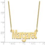 10k Small Name Plate Necklace view 3