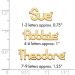 SS/Rhodium-plated Polished Name Plate view 17