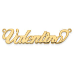 10k Yellow Gold Name Plate view 4