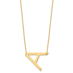 10K Yellow Gold Polished Large Necklace view 2