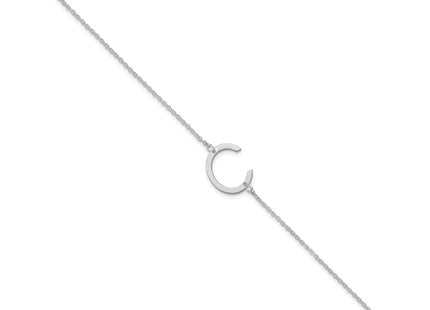 10k White Gold Bracelets Style 10XNA1432W/C - Classique Jewelry Inc.