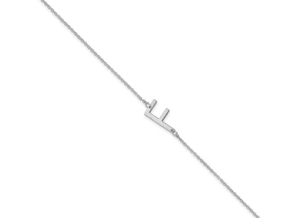 10k White Gold Bracelets Style 10XNA1432W/F - Classique Jewelry Inc.