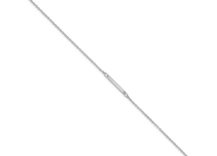 10k White Gold Bracelets Style 10XNA1432W/I - Classique Jewelry Inc.