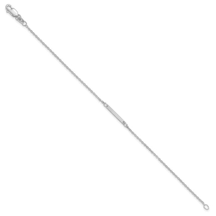 10k White Gold Bracelets Style 10XNA1432W/I - Classique Jewelry Inc.