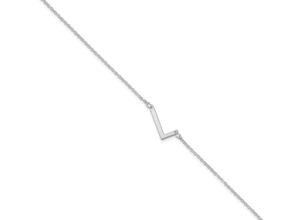 10k White Gold Bracelets Style 10XNA1432W/L - Classique Jewelry Inc.