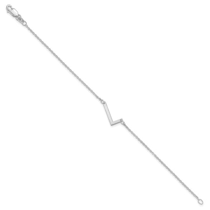 10k White Gold Bracelets Style 10XNA1432W/L - Classique Jewelry Inc.
