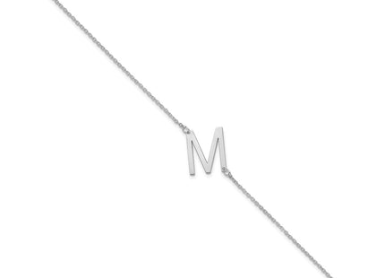 10k White Gold Bracelets Style 10XNA1432W/M - Classique Jewelry Inc.