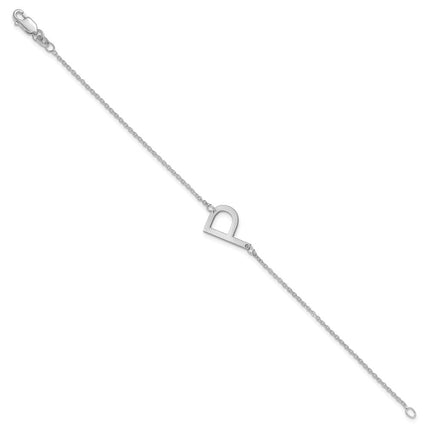 10k White Gold Bracelets Style 10XNA1432W/P - Classique Jewelry Inc.