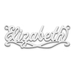 Sterling Silver/Gold-Plated Sunglass Name Plate view 4