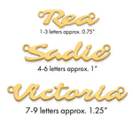 10k Rose Gold Name Plate view 6
