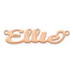 10k Yellow Gold Name Plate view 8