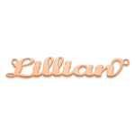 10k Yellow Gold Name Plate view 9