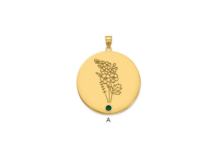 10k Yellow Gold Pendants Style 10XNA1521/1Y - Classique Jewelry Inc.
