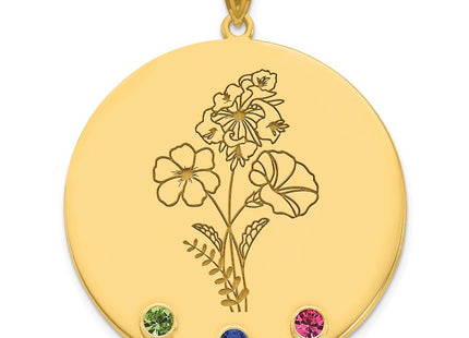 10k Yellow Gold Pendants Style 10XNA1521/3Y - Classique Jewelry Inc.