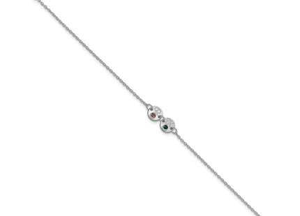 10k White Gold Bracelets Style 10XNA1523/2W - Classique Jewelry Inc.
