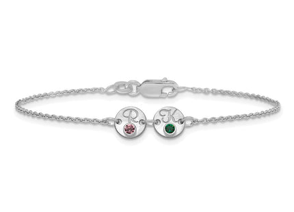 10k White Gold Bracelets Style 10XNA1523/2W - Classique Jewelry Inc.
