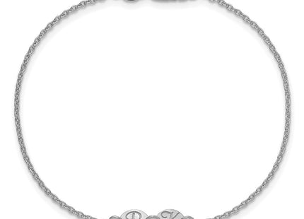 10k White Gold Bracelets Style 10XNA1523/2W - Classique Jewelry Inc.