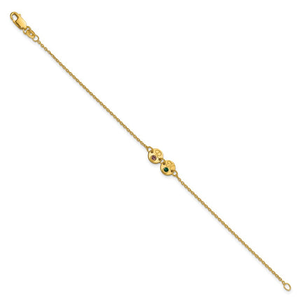 10k Yellow Gold Bracelets Style 10XNA1523/2Y - Classique Jewelry Inc.