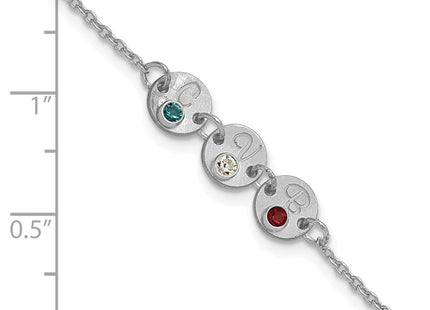 10k White Gold Bracelets Style 10XNA1523/3W - Classique Jewelry Inc.