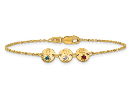 10k Yellow Gold Bracelets Style 10XNA1523/3Y - Classique Jewelry Inc.