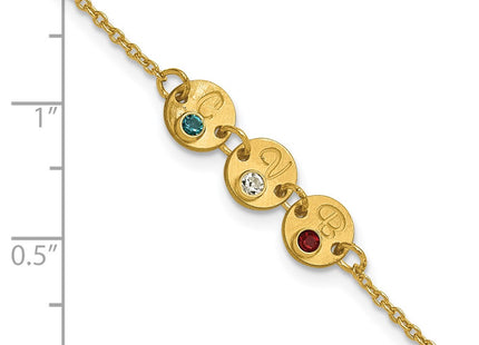 10k Yellow Gold Bracelets Style 10XNA1523/3Y - Classique Jewelry Inc.