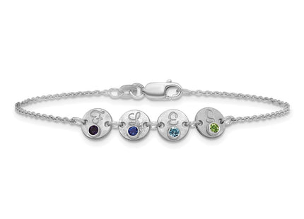 10k White Gold Bracelets Style 10XNA1523/4W - Classique Jewelry Inc.