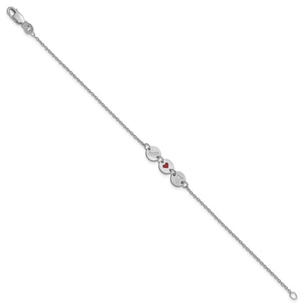 10k White Gold Bracelets Style 10XNA1524W - Classique Jewelry Inc.