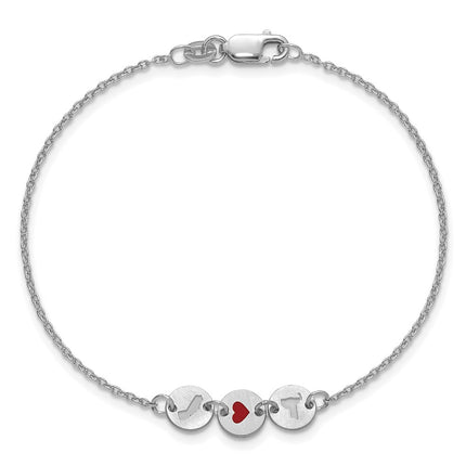 10k White Gold Bracelets Style 10XNA1524W - Classique Jewelry Inc.