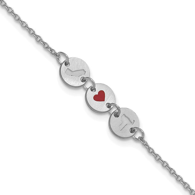 10k White Gold Bracelets Style 10XNA1524W - Classique Jewelry Inc.