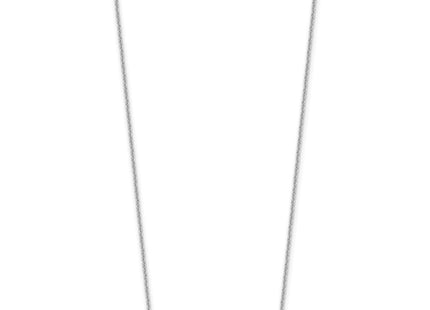 10k White Gold 4-6 Letter Name Bar Necklace (Style 10XNA1529W)