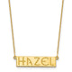 10K Yellow Gold 4-6 Letter Name Bar Necklace