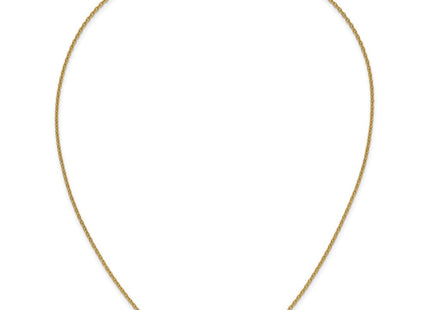 10k Yellow Gold 7-9 Letter Name Bar Necklace (Style 10XNA1530Y)