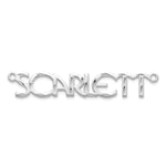 Sterling Silver/Rose-gold Diamond-cut Name Plate view 22