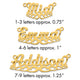 Sterling Silver/Gold-plated Diamond-cut Wave Name Plate