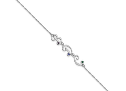 10k White Gold Bracelets Style 10XNA1543W - Classique Jewelry Inc.