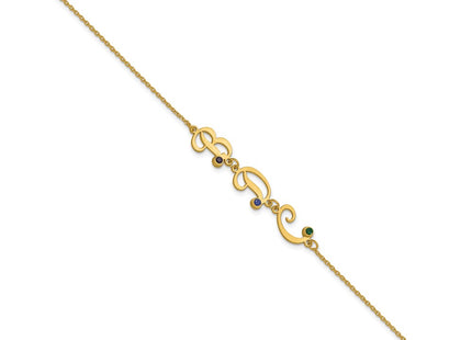 10k Yellow Gold Bracelets Style 10XNA1543Y - Classique Jewelry Inc.