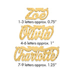 10k White gold Satin Diamond0cut Heart Name Plate view 1