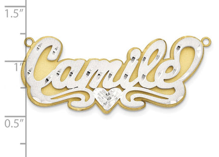 10k Two-tone Jewelry Style 10XNA239T - Classique Jewelry Inc.