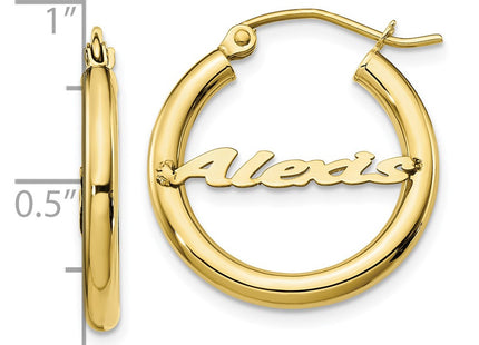 10k Yellow Gold Earrings Style 10XNA255Y - Classique Jewelry Inc.