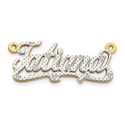 10k White Gold Jewelry Style 10XNA44W - Classique Jewelry Inc.
