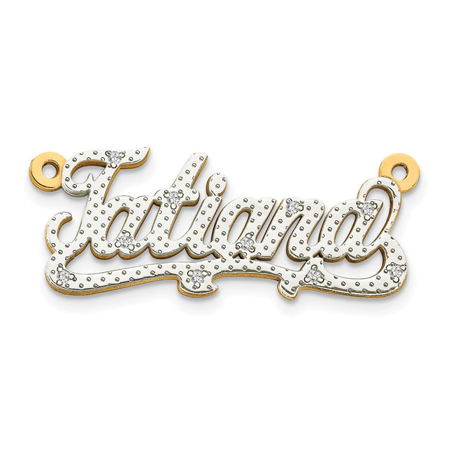 10k White Gold Jewelry Style 10XNA44W - Classique Jewelry Inc.